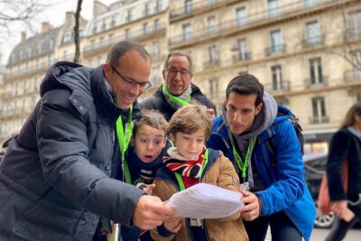 2 hour outdoor group activity in Paris: SAINT GERMAIN - How the Foxtrail hunt actually works (printed clues + tech surprises)