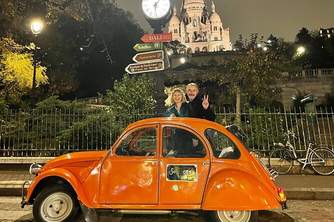 2-hour Private Night Ride in a Citroën 2CV in Paris - Place de la Concorde to the Arc de Triomphe: history and that big Paris boulevard feeling