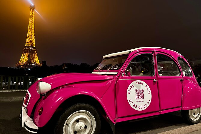 3H Champagne Tour Through Paris by Night in a Pink Citroën 2CV - Key Things to Know Before You Go