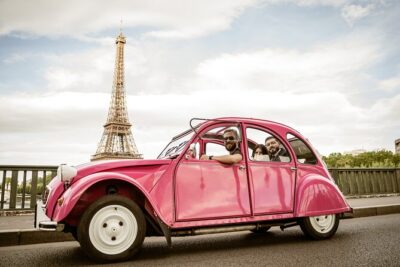 3H Champagne Tour Through Paris by Night in a Pink Citroën 2CV - Meeting Point at Moulin Rouge: How the Night Starts