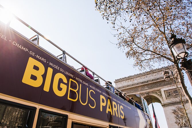 Arc de Triomphe, Hop-On Hop-Off Bus and optional River Cruise - Roof terrace details: elevator vs 284 steps