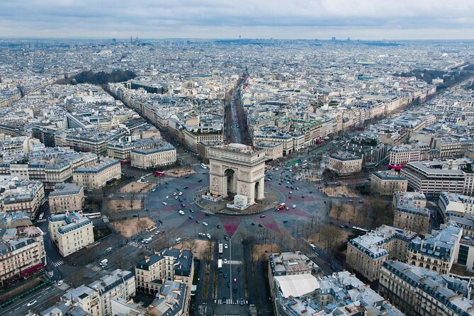 Arc de Triomphe + Rooftop Access Tickets - Roof terrace views: what you can spot and why it feels different