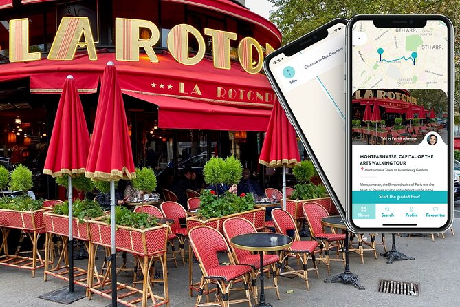 Artists in Montparnasse, smartphone audioguided tour - Art films, and the Select and Coupole cafés