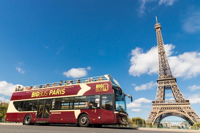 Audio tour + Hop-On-Hop-Off Bus Tour - A Flexible 24- or 48-Hour Bus Pass Fits Paris Time