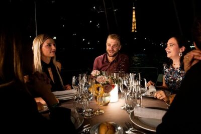 Bateaux Parisiens Seine River Gourmet Dinner & Sightseeing Cruise - The boat experience: Glass canopy comfort plus outdoor photo time