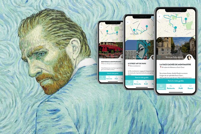 BEST OF Artists in Paris, 3 smartphone audioguided tours - Secret Montmartre: hidden passages, old vineyards, and Sacré-Cœur views