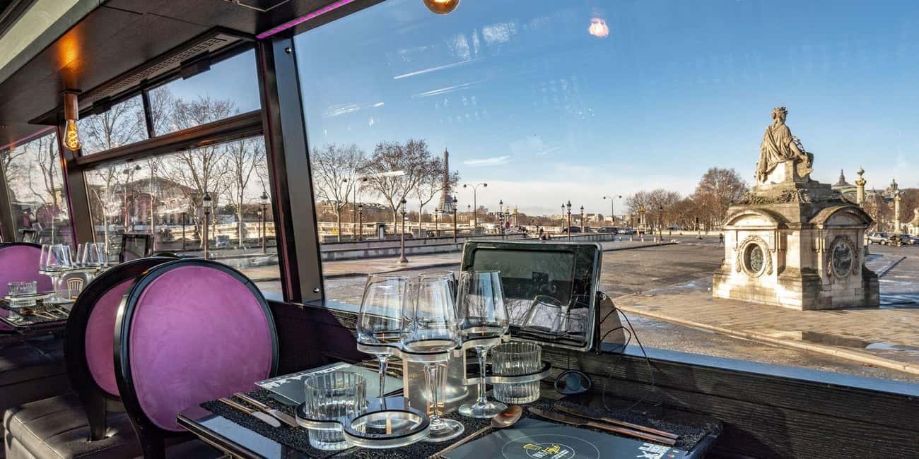 Champs Elysées Bus Toqué Lunch w/ a Glass of Champagne - Key Things I’d Prioritize