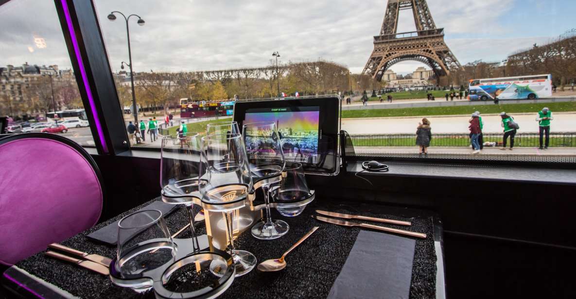 Champs Elysées Bus Toqué Lunch w/ a Glass of Champagne - The 96-Point Audio/Video Guide: How You Get Real Meaning Fast