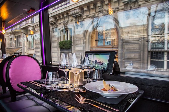 Champs-Elysées Lunch and Champagne on a Panoramic Bus - Key highlights at a glance