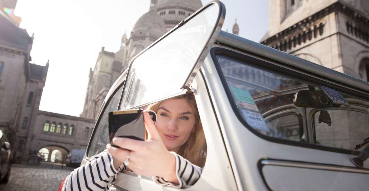 Classic, Romantic Paris: 3-Hour Vintage 2CV Tour - The Eiffel route: Champs-Élysées, Arc de Triomphe, Trocadéro, and the river-to-monument sweep