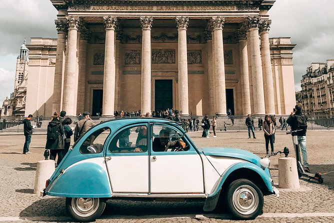 Classic Tour of Paris in 2CV CITROEN - Opéra Garnier, Assemblée nationale, and the “formal” Paris look