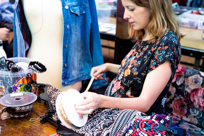 Custom a unique denim jacket with French celebrities’ designer - Design on the dummy with a stylist, then plan your placement