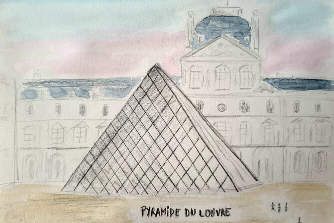 Drawing workshop/creative notebook & cultural walk in the Tuileries - Stop 3: Arc de Triomphe du Carrousel pass-and-draw
