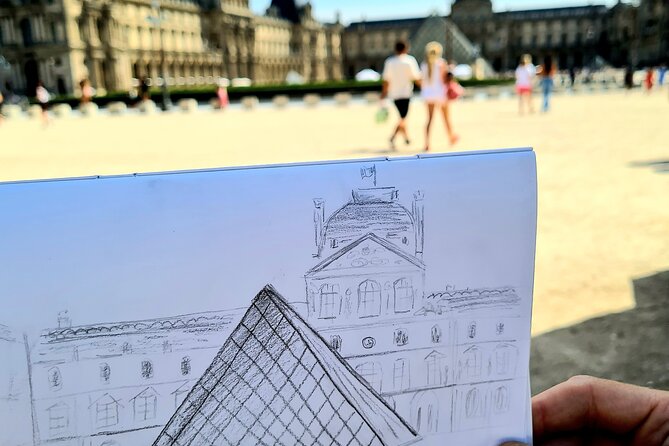 Drawing workshop/creative notebook & cultural walk in the Tuileries - Value check: what $94.82 buys you in central Paris