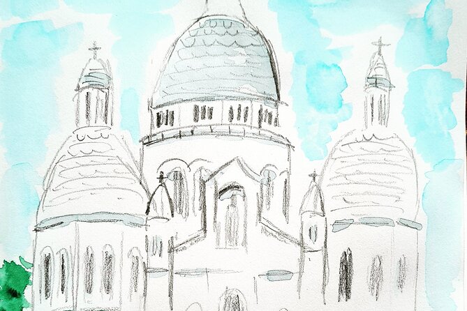Drawing workshop / creative notebook during an unusual walk in Montmartre - The real trick: turning Montmartre into a sketchbook mission