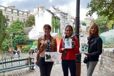 Drawing workshop / creative notebook during an unusual walk in Montmartre - Meeting at Place des Abbesses: a 2 pm start with good legs-friendly pacing