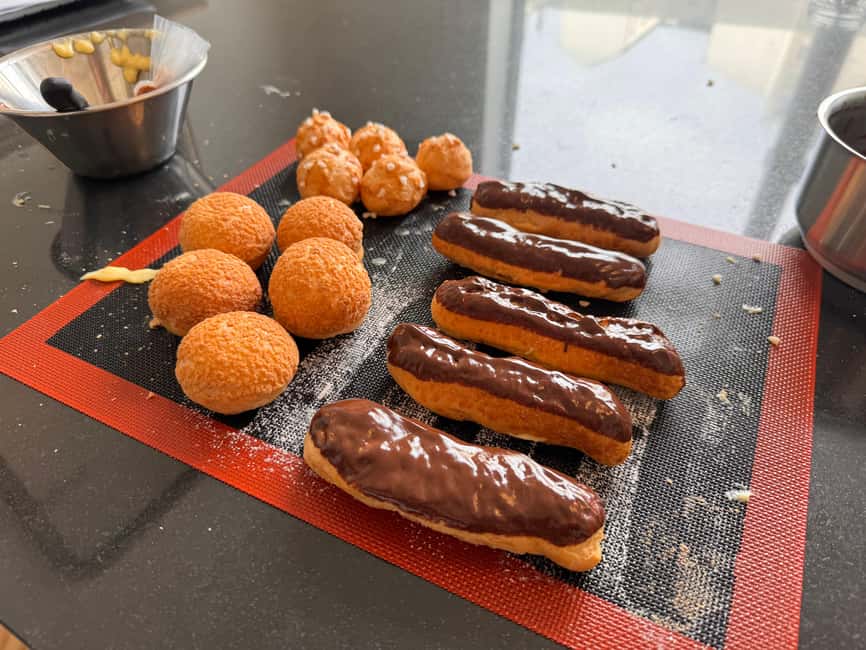 Eclair Baking Class with A Pastry Chef - Fillings and Toppings: Ganache, Pastry Cream, and Real Customization