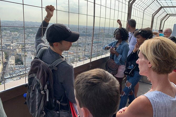 Eiffel Tower Guided Tour by the Stairs up to Second Floor - Stop 3: Second level viewpoints—Montmartre, Sacré-Cœur, Arc de Triomphe, and more (25 minutes)