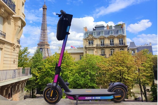 Electric scooter rental in Paris Full Day - Key points at a glance