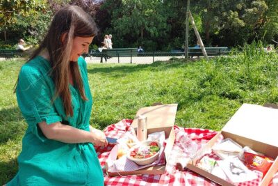 Exclusive Gourmet Picnic Experience at the Eiffel Tower - The menu you can actually customize: salad, quiche, baguettes, and kids’ picks