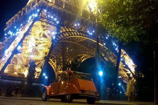 Experience the Magic of Paris By Night: A 2-Hour Iconic 2CV Tour - Notre-Dame on Île de la Cité: short stop, great nighttime context