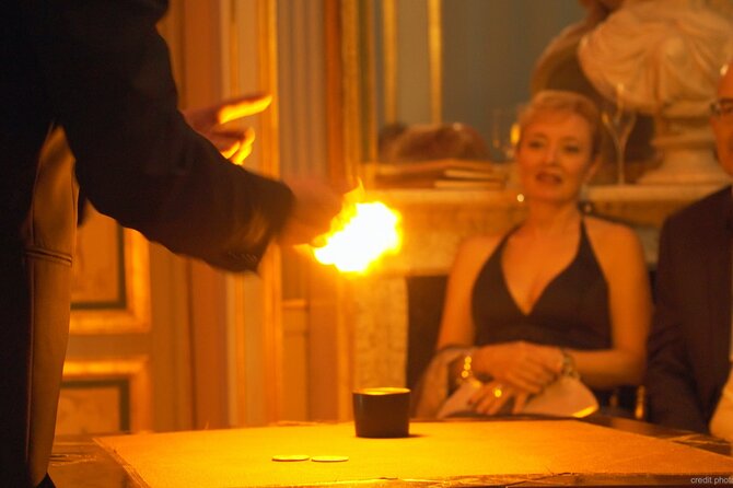 Fantastic Evenings of Laurent Beretta - What you actually see: orange trees, a pastry automaton, and butterflies