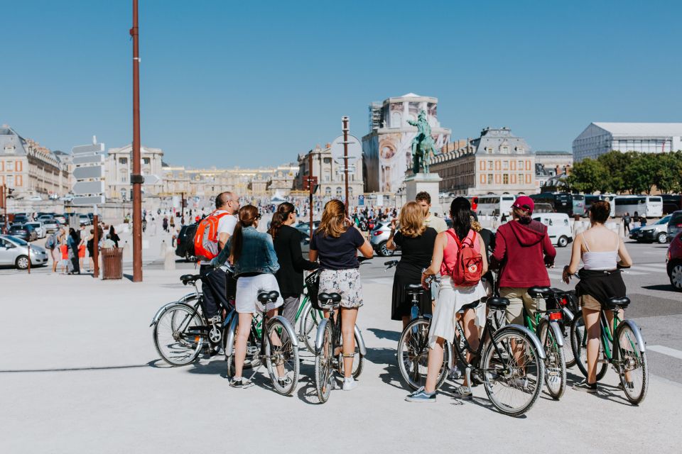 From Paris: Bike Tour to Versailles with Timed Palace Entry - Riding the royal grounds: fast access to the best outlying views