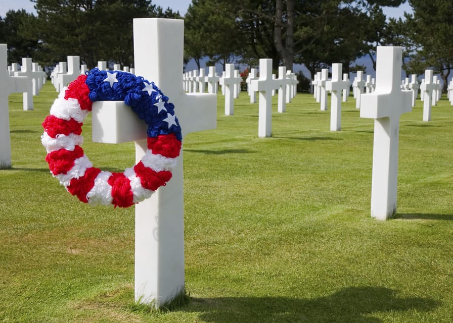 From Paris: Normandy D-Day Beaches Day Trip with Lunch - Normandy American Cemetery in Colleville-sur-Mer: the quiet part of the day