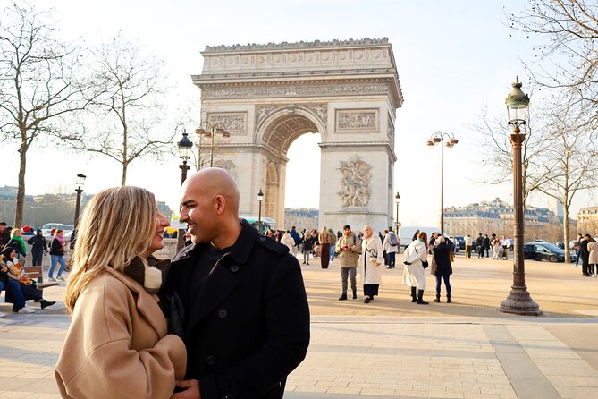Full Day Private Tour of Paris in a Van with photoshoot included - Arc de Triomphe and Champs-Élysées: Monument Time Plus a Real Break