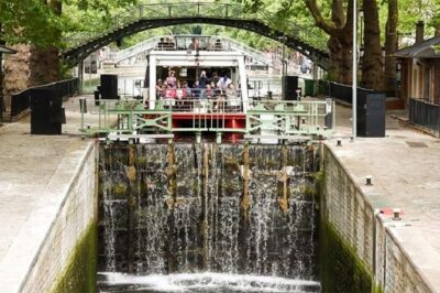 Guided Cruise The Old Paris on Canal Saint Martin - Route overview: Port de l’Arsenal to Bassin de la Villette in about 2h30
