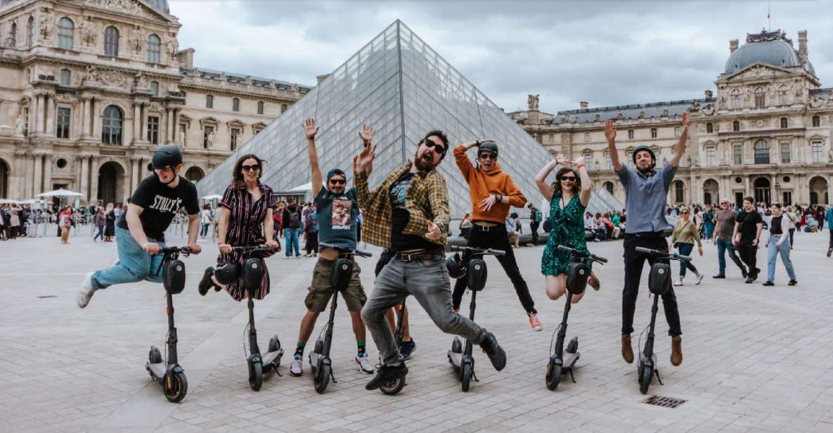 Guided Electric Scooter Tour of Paris - From the Louvre Area to the Left Bank and Latin Quarter