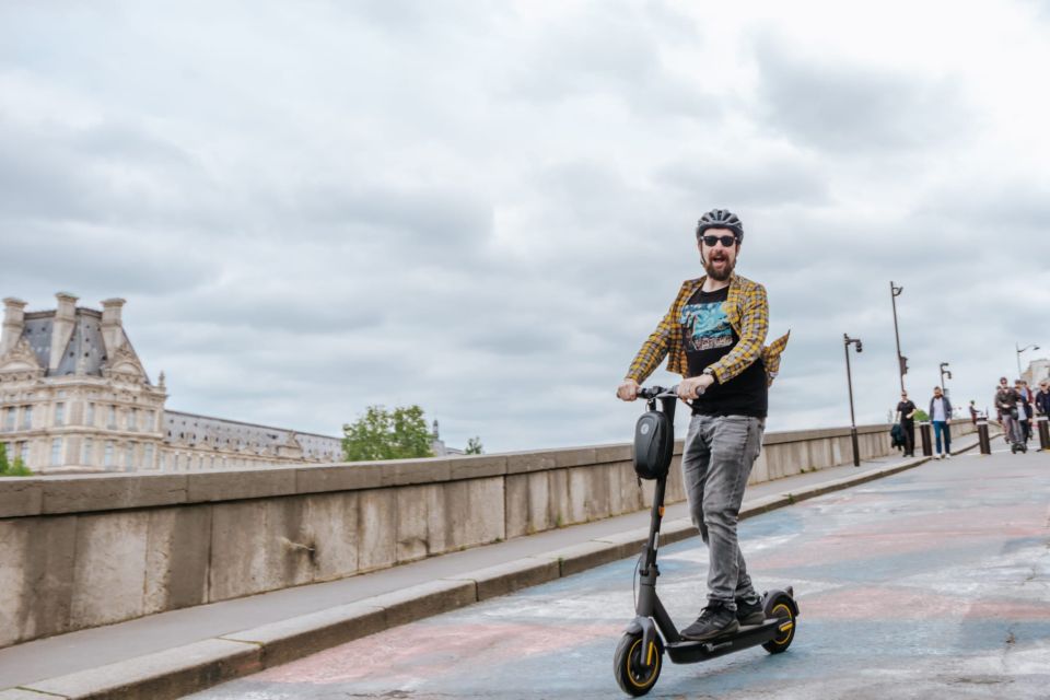 Guided Electric Scooter Tour of Paris - Helmeted Training and Safety Basics Before You Roll