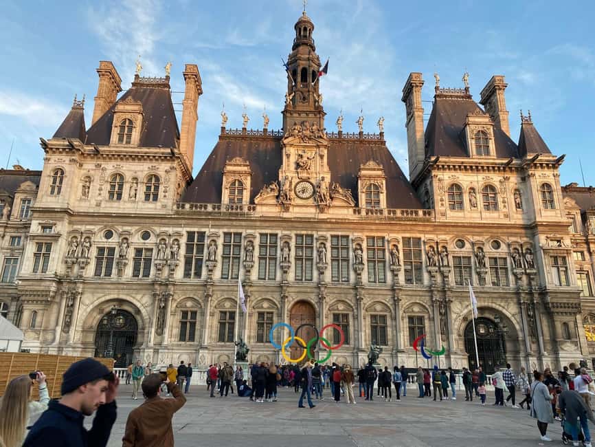 Hop On Paris: City Highlights Tour in a comfortable Minivan - Eiffel Tower stop: photos, details, and that first big view