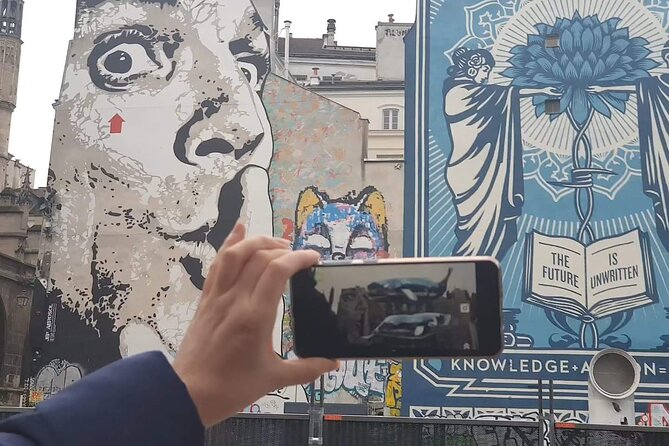 Invader Hunt - Street Art Tour of le Marais - Stop 2: Centre Pompidou, high-tech architecture, and street-art clues