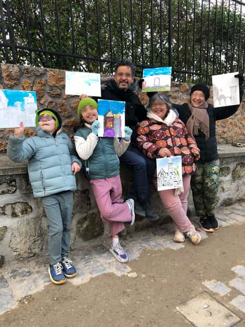 Montmarte painting session and walking tour for kids ! - Billy’s approach: the guide who keeps kids talking