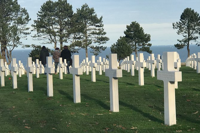 Normandy D-Day Beaches Private Day Trip with American Cemetery & Omaha Beach - Arromanches, Mulberry harbor remnants, and coastal artillery