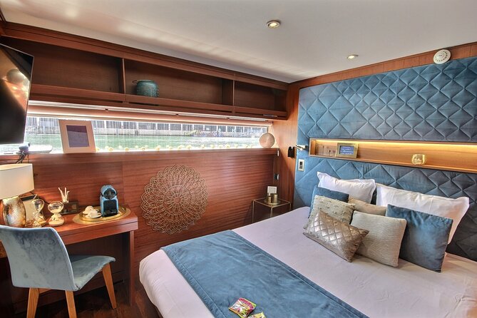 Overnight Stay onboard Paris Seine River Dinner with Cruise - What You’re Really Buying: One Price for Dinner, a Cabined Night, and a Paris Night Out