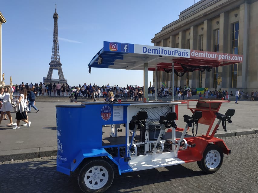 Paris: 1.5-Hour Eiffel Tower Beer Bike Tour - Trocadéro: the Eiffel Tower viewpoint plus a taste-heavy break