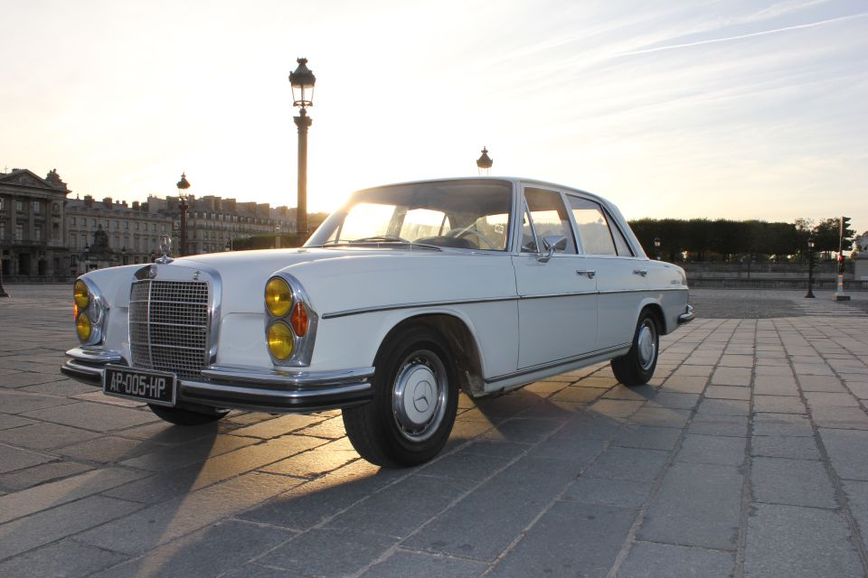 Paris: 2.5-Hour Guided Vintage Car Tour and Wine Tasting - Why this 1970 Mercedes tour is more than transport