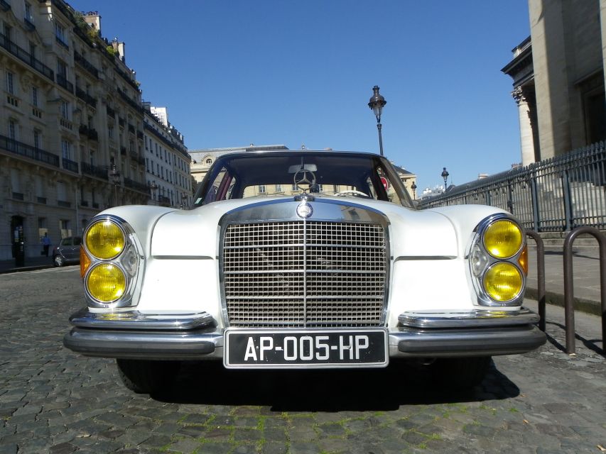 Paris: 2.5-Hour Guided Vintage Car Tour and Wine Tasting - Quick practical notes so you’re not scrambling