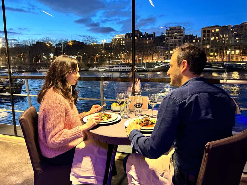 Paris: 3-Course-Dinner Cruise with Wine on the Seine River - Key highlights to know before you go