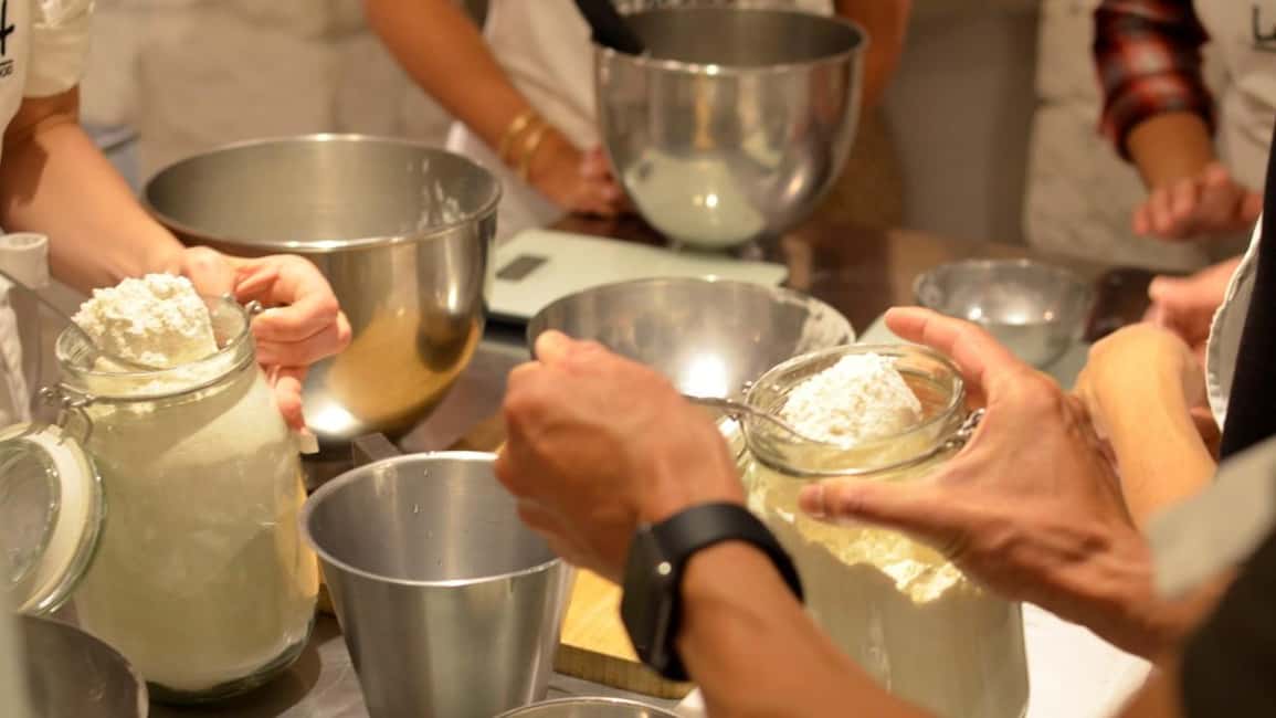 Paris: Baguette and French Breads Class - Eating What You Made: Cheese, Jam, and a Little Wine