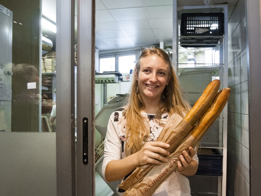 Paris Bakery Tour - The baguette lesson: mixing, kneading, shaping, and baguette-oven baking