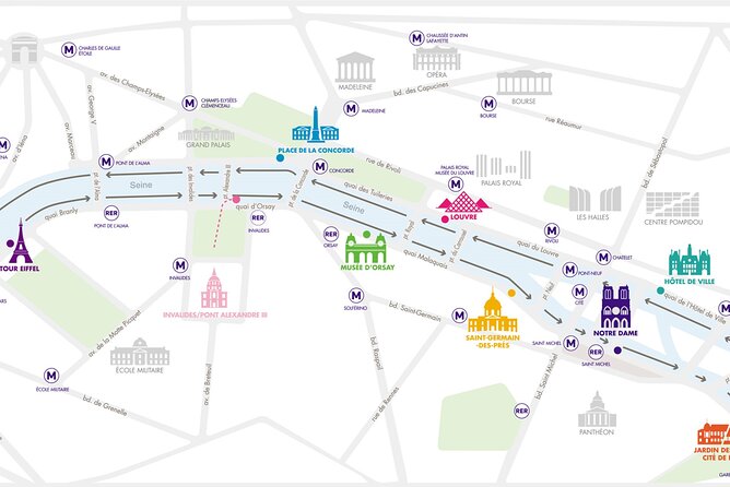 Paris: Batobus Hop-On Hop-Off Cruise & Landmarks Audio Tour - Why a Batobus hop-on hop-off cruise is a smart way to see Paris