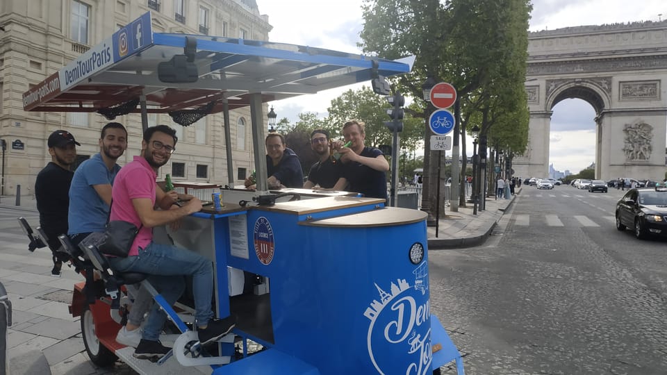 Paris: Beer Bike Bar With Drinks Included - Logistics that can make or break your morning