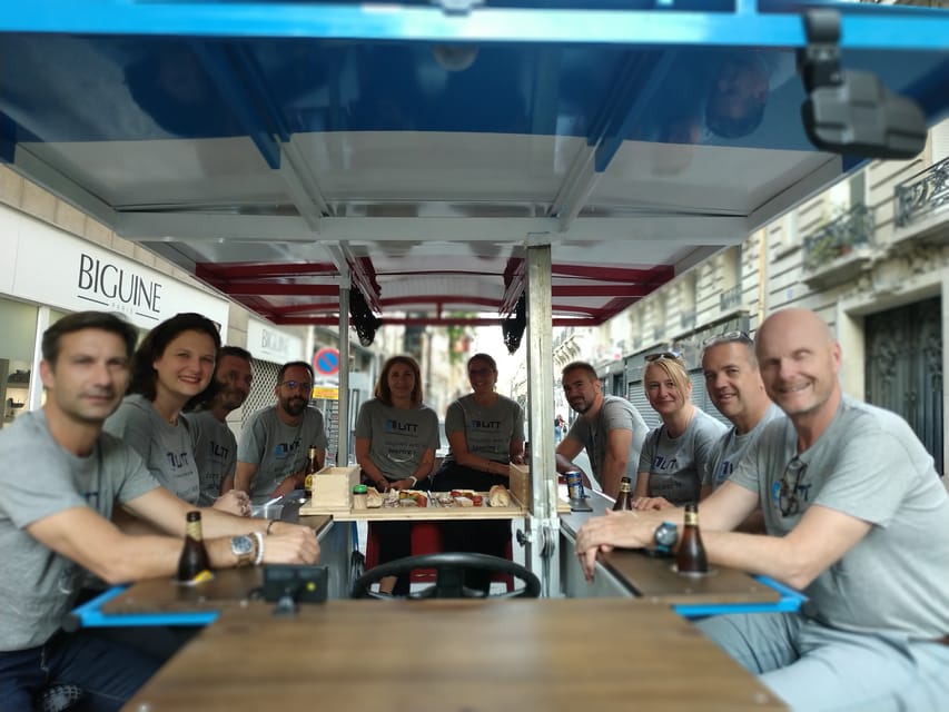 Paris: Beer Bike Bar With Drinks Included - The big factor: you truly pedal