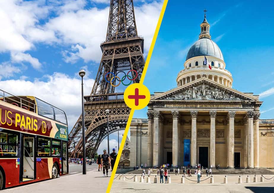 Paris: Big Bus Hop-on Hop-off Tour and Pantheon entrance - Choosing Stops: Seeing the Big Hits Without Getting Lost in the Walking