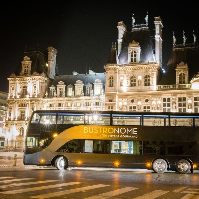 Paris: Bustronome Gourmet Dinner Tour - Cruising Through Paris Night Sights, Plus a Photo Moment at Eiffel Tower