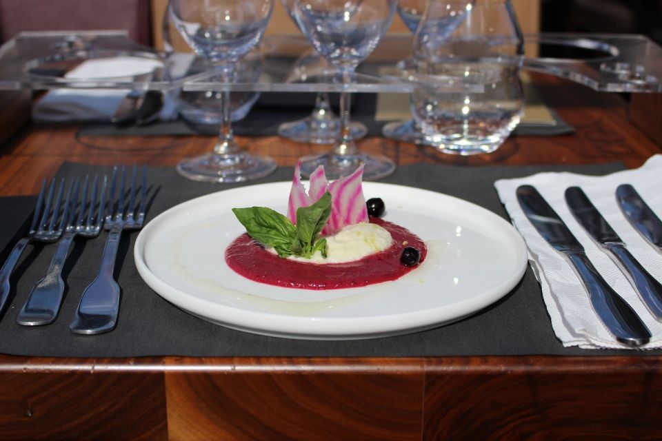 Paris: Bustronome Gourmet Lunch Tour on a Glass-Roof Bus - Chef Vincent Thiessé’s 4-course menu: what you’ll actually eat