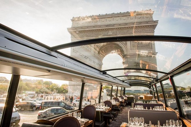 Paris Bustronome Gourmet Sightseeing Dinner on a Panoramic Bus - Key highlights worth planning around
